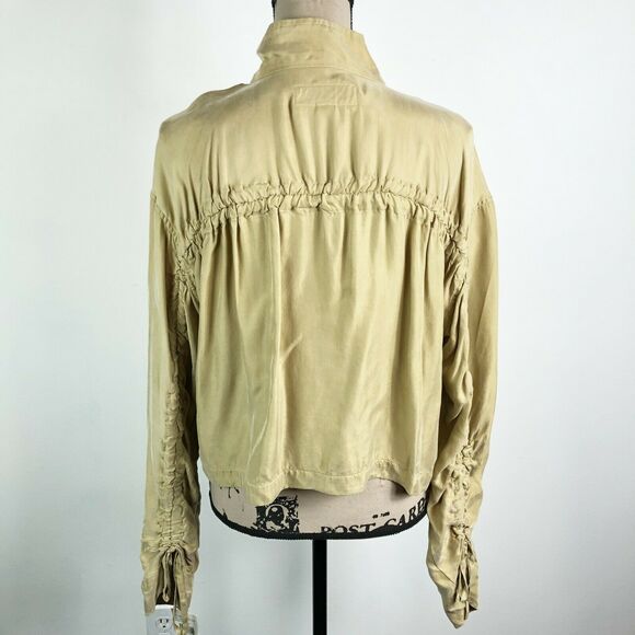 BLANKNYC NWT Women's Crop Utility Tan Jacket Size S - Picture 4 of 6